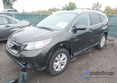 2014 Honda Cr-V Ex-L z USA, uszkodzony, nr VIN 2HKRM4H73EH682550